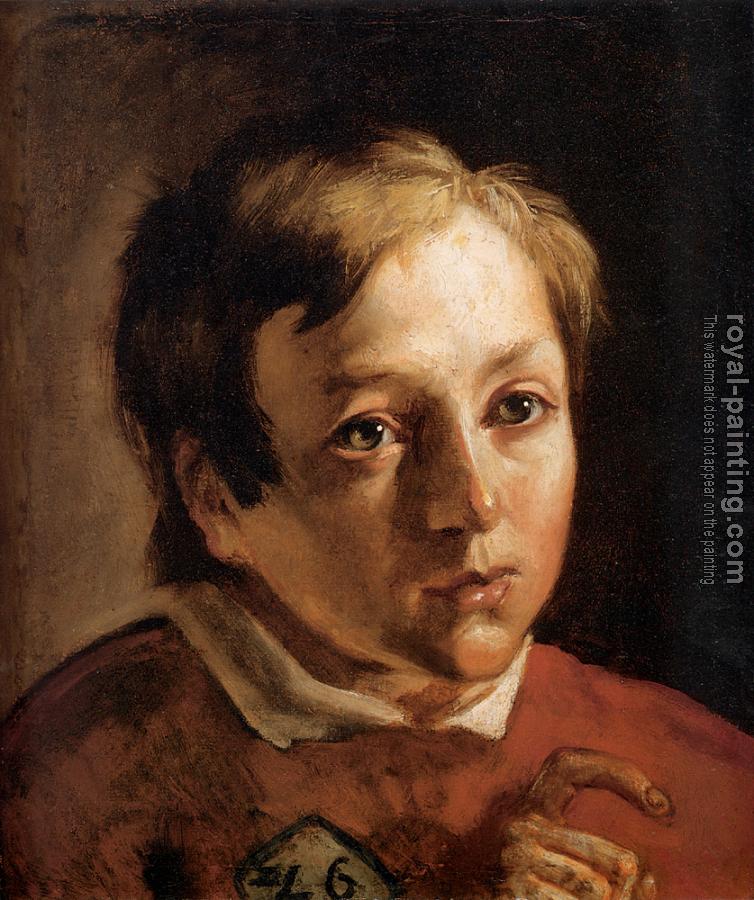 Ford Madox Brown : Head of a Page Boy